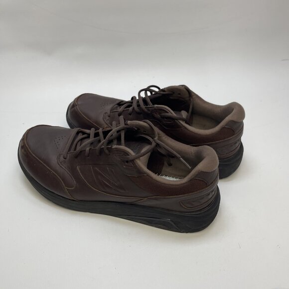 New Balance 928V3 Comfort Walking Shoes Mens 14 EE Wide Brown Leather RollBar - Picture 3 of 15
